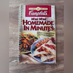 Campbells M’m! M’m! Homemade in Minutes Cookbook. 75 Meals in Minutes 1998